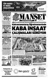 KAHRAMANMARAŞ MANŞET