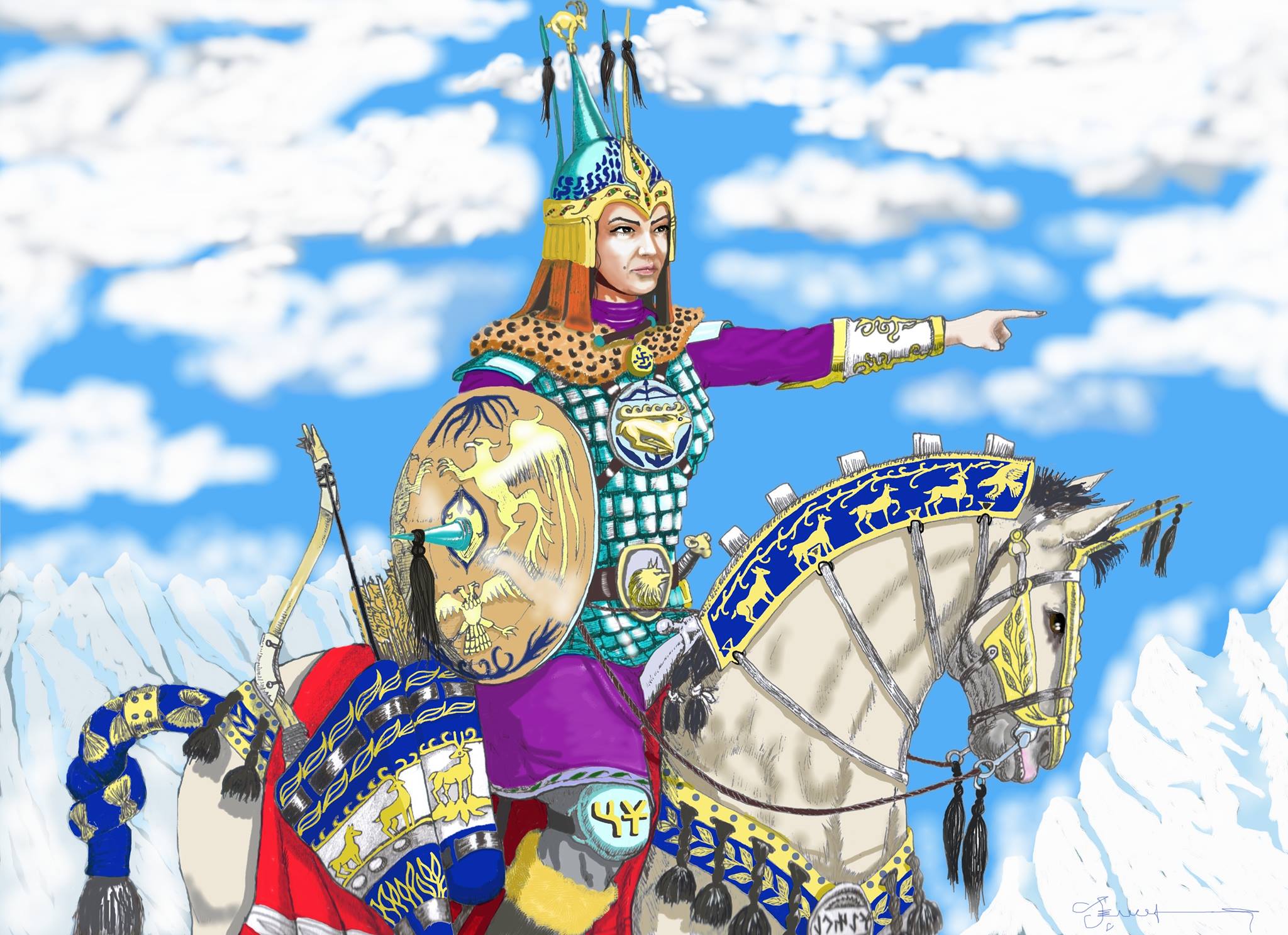 Antik Zamanlarda İskit Kraliçesi..Tomris