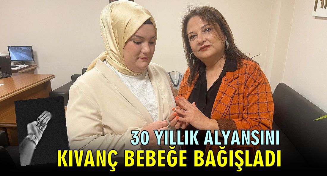 Kıvanç Karan Bebek İçin Aile Yadigarı Alyansını Bağışladı