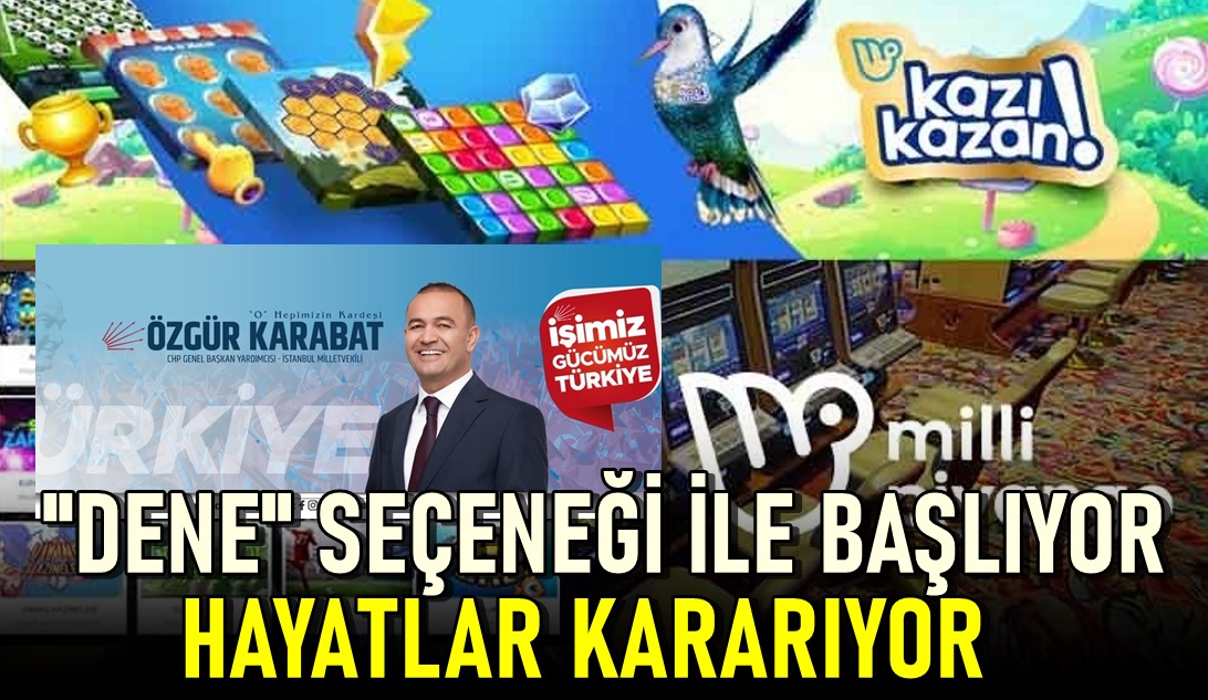 Özgür Karabat : Kumar , Casino Oyunları Türkiye de Yasak, Milli Piyango da Serbest”