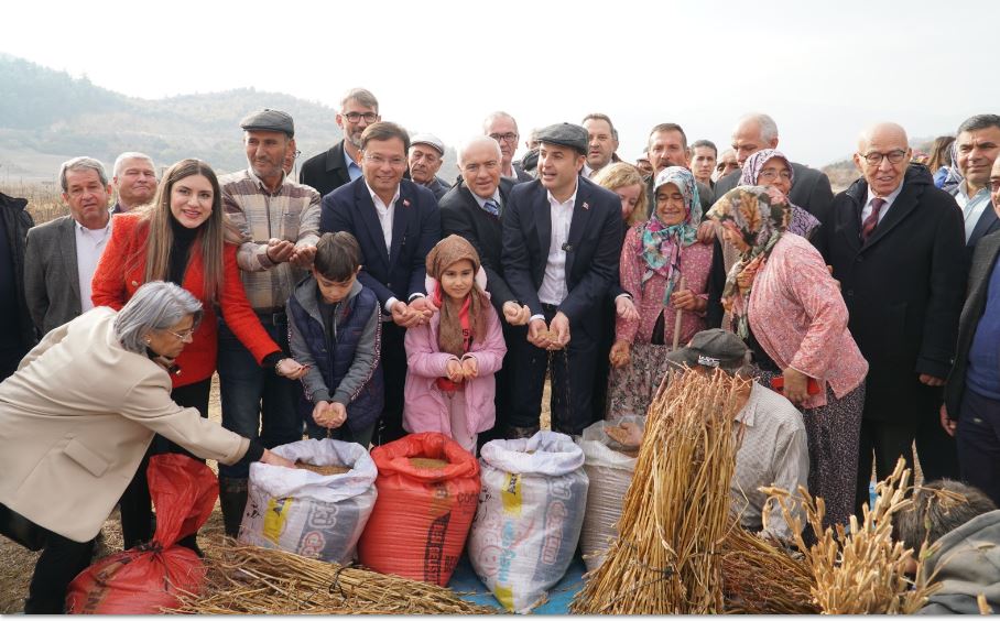 Sındırgı’da susam alım töreni yapıldı