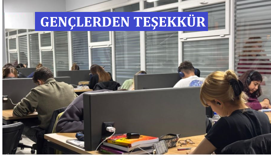 Bandırmalı Genç Öğrenciler Yenilenen Kültür Merkezi İçin  Başkan Akın’a Teşekkür Etti