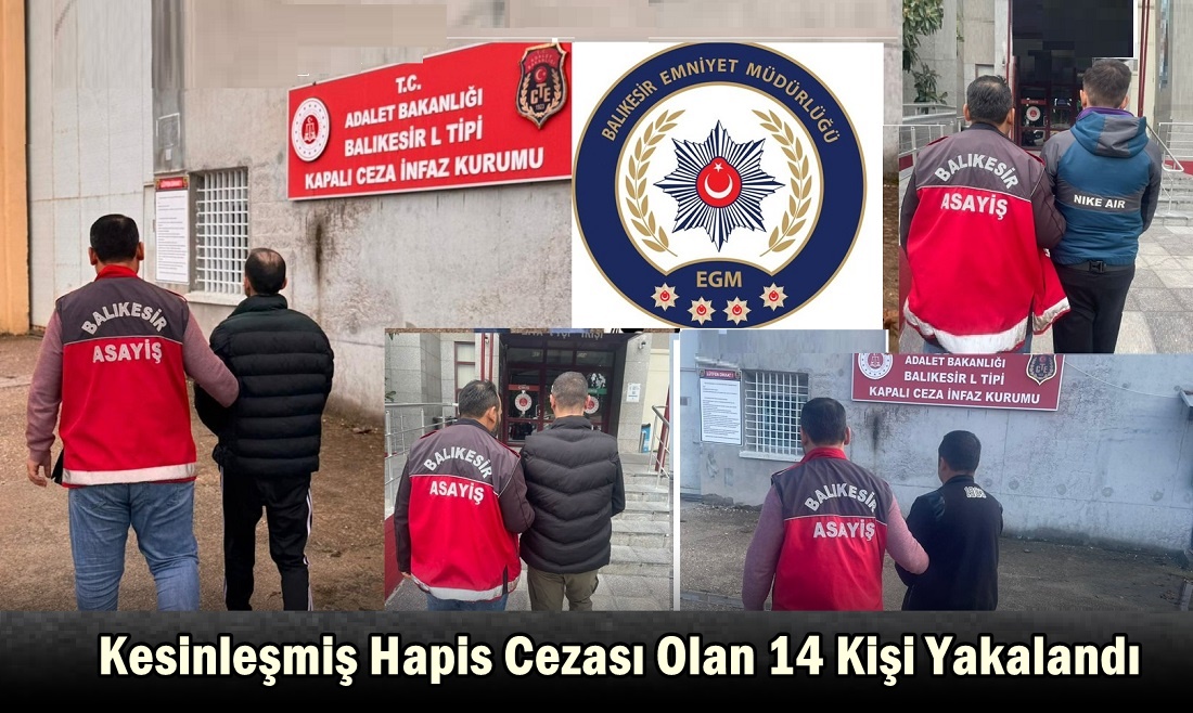 Balıkesir ve Bandırma’da Aranan Şahıslar Yakalandı