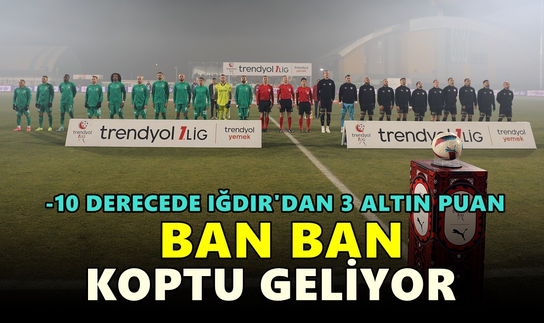 Alagöz Holding Iğdır FK: 0 – Teksüt Bandırmaspor: 1