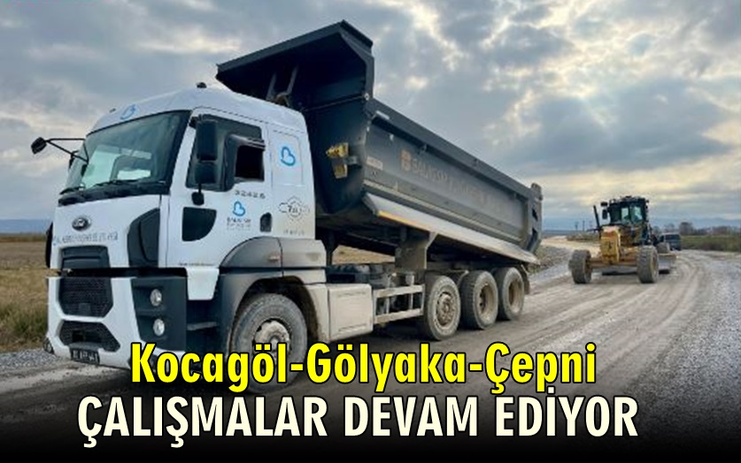 Büyükşehir Belediyesi’nden Kocagöl- Gölyaka – Çepni yolu bilgilendirmesi