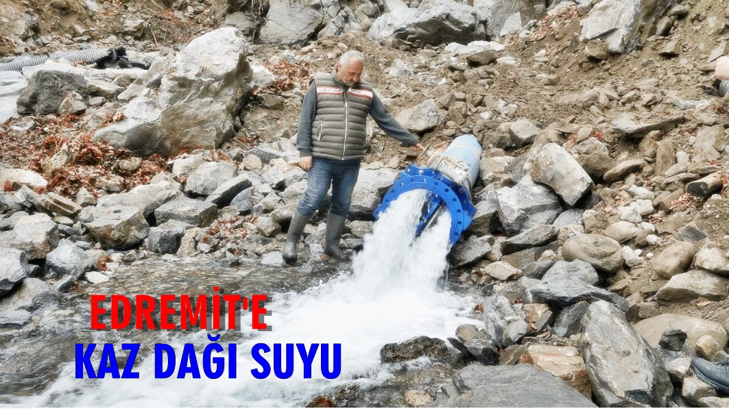 Gece gündüz özverili çalışma .. Edremit Kazdağı Suyu İçecek
