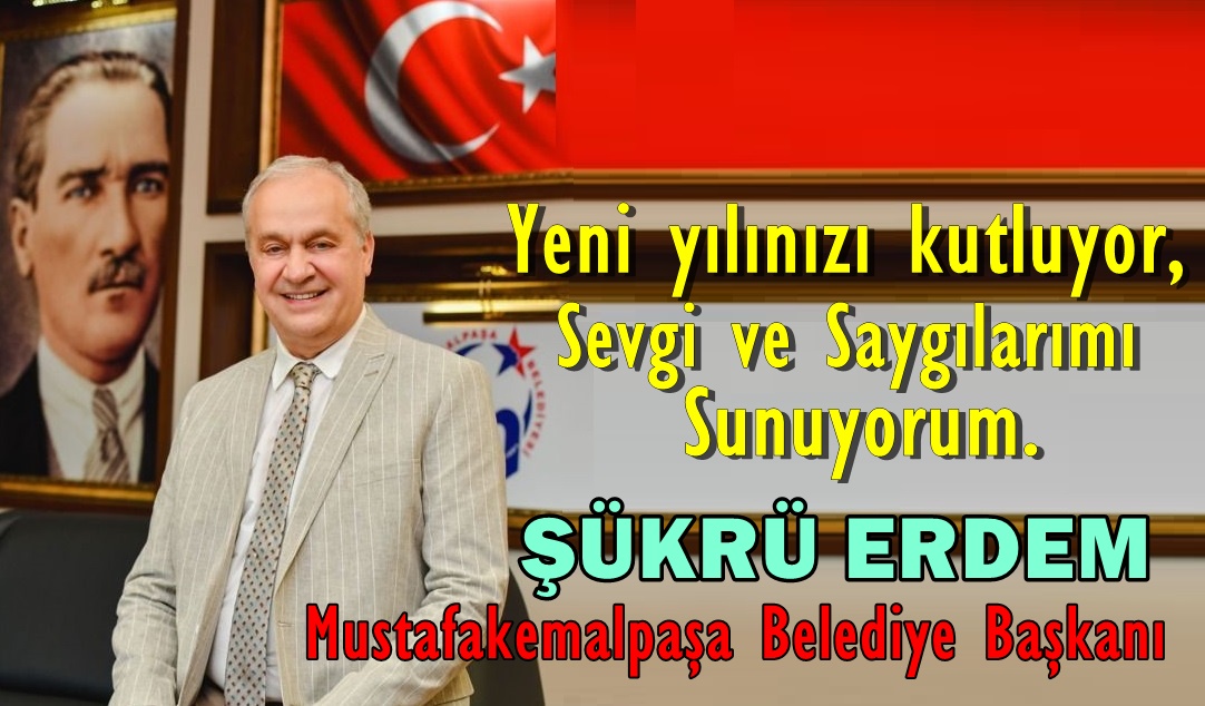 Başkan Şükrü Erdem’den Yeni Yıl Mesajı