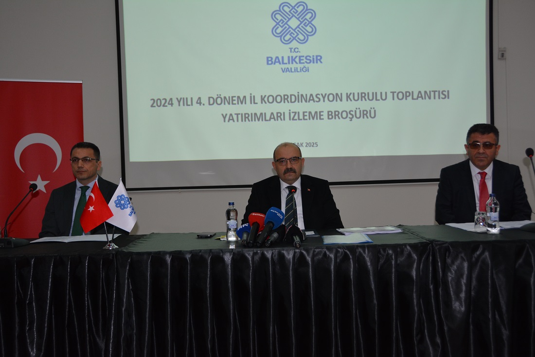 Balıkesir İl Koordinasyon Kurulu Toplantısı Yapıldı