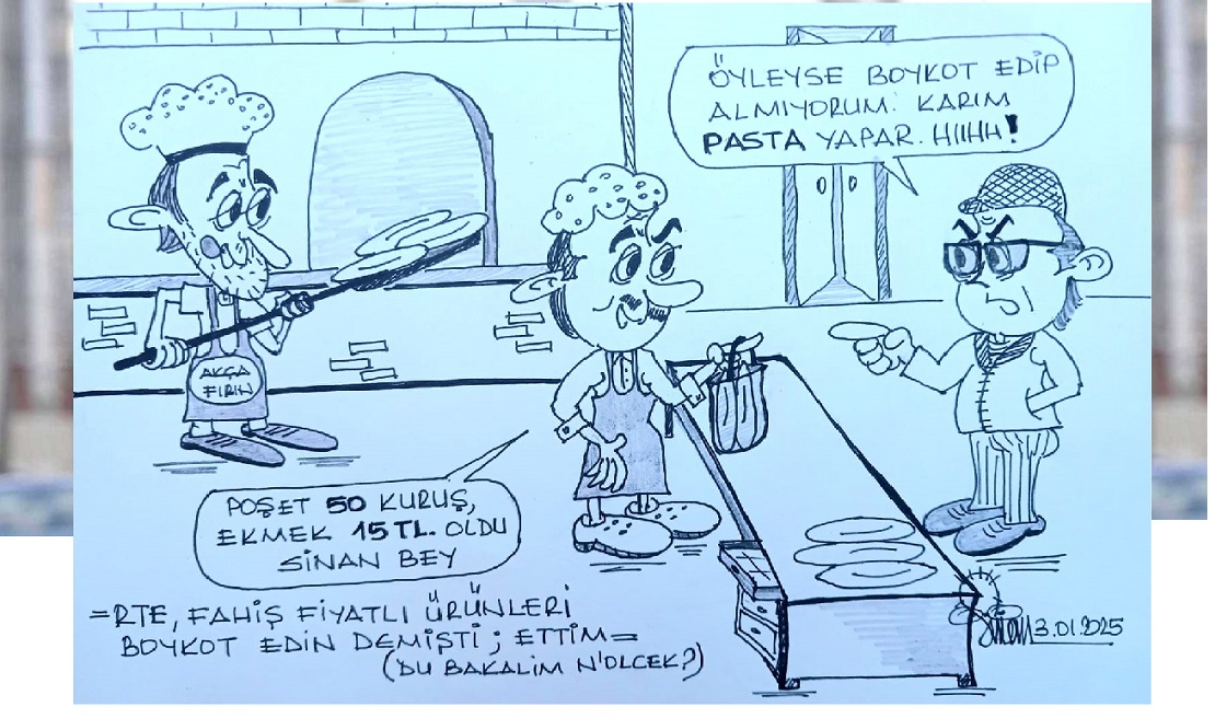 Fahiş fiyatları boykot edin..Sinan Beyhan Çizdi