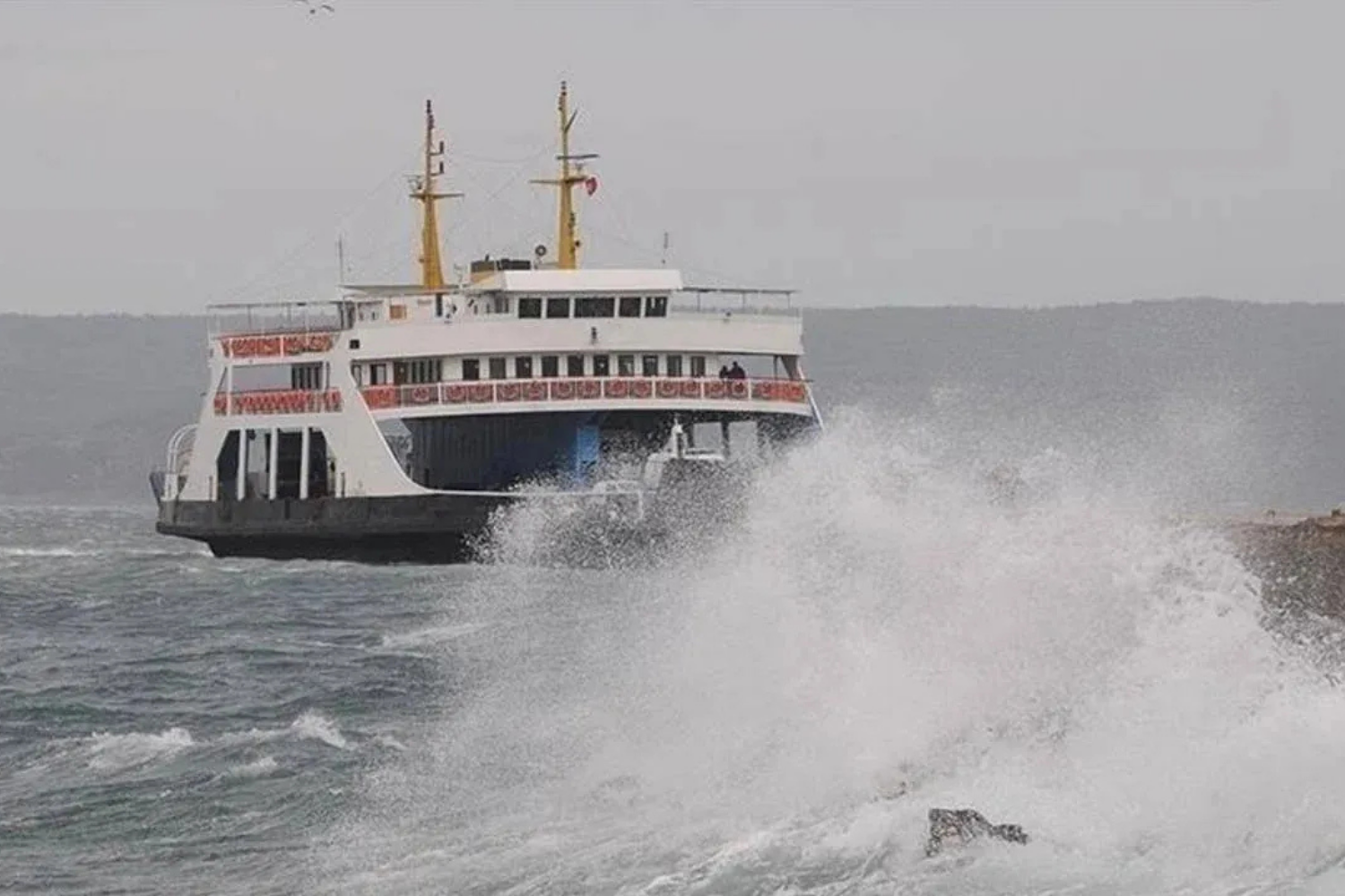Narlı-Marmara Feribot Hattındaki Bazı Seferler İptal Edildi