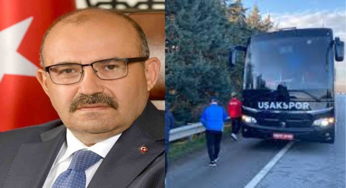 Balıkesir’de Uşakspor Kafilesini Taşıyan Otobüse Taşlı Saldırı