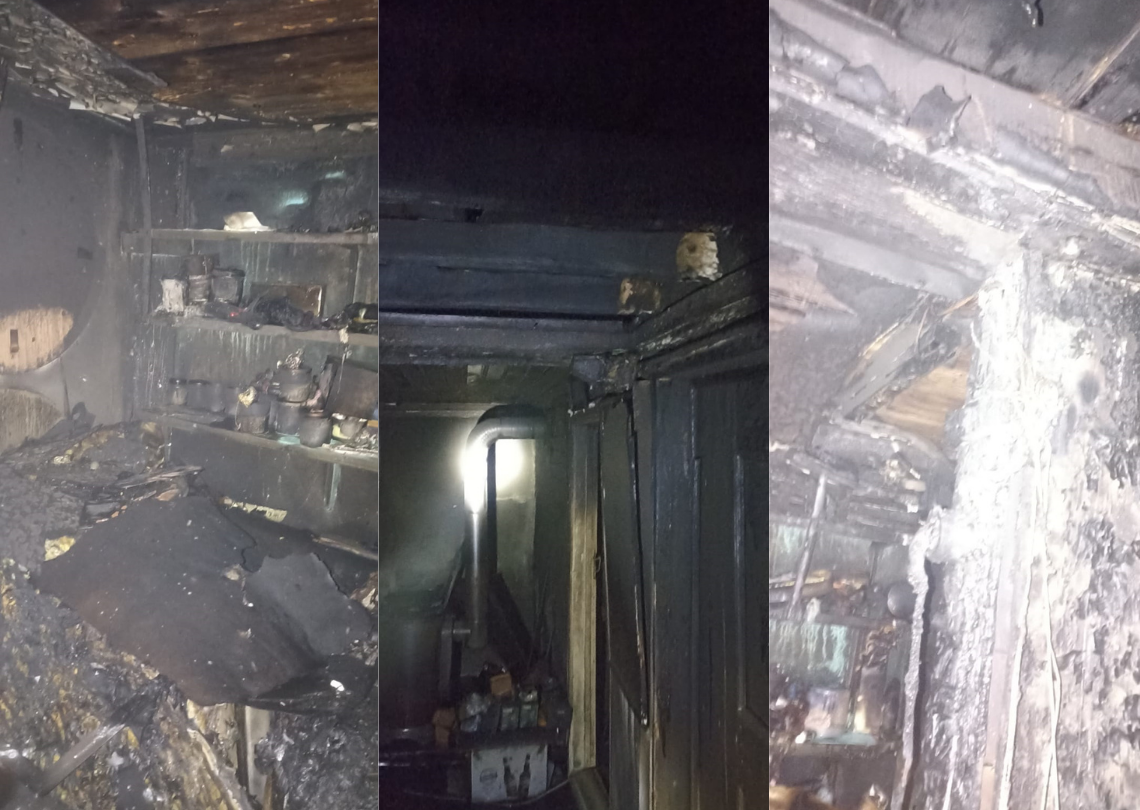 Gönen’de Çıkan Ev Yangını Söndürüldü