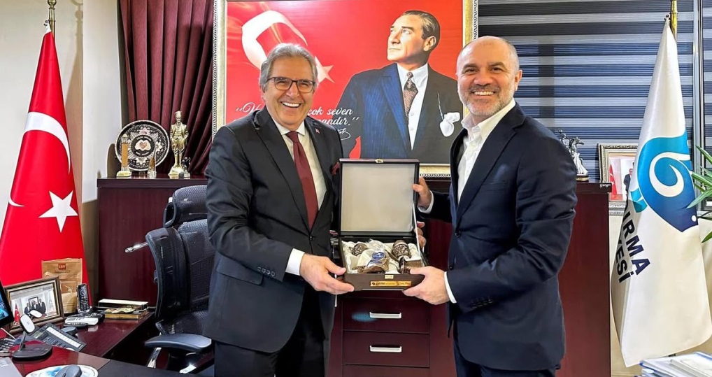 Başkan Dursun Mirza Marmara Adalar Belediye Başkanı Aydın Dinçer’i Ağırladı