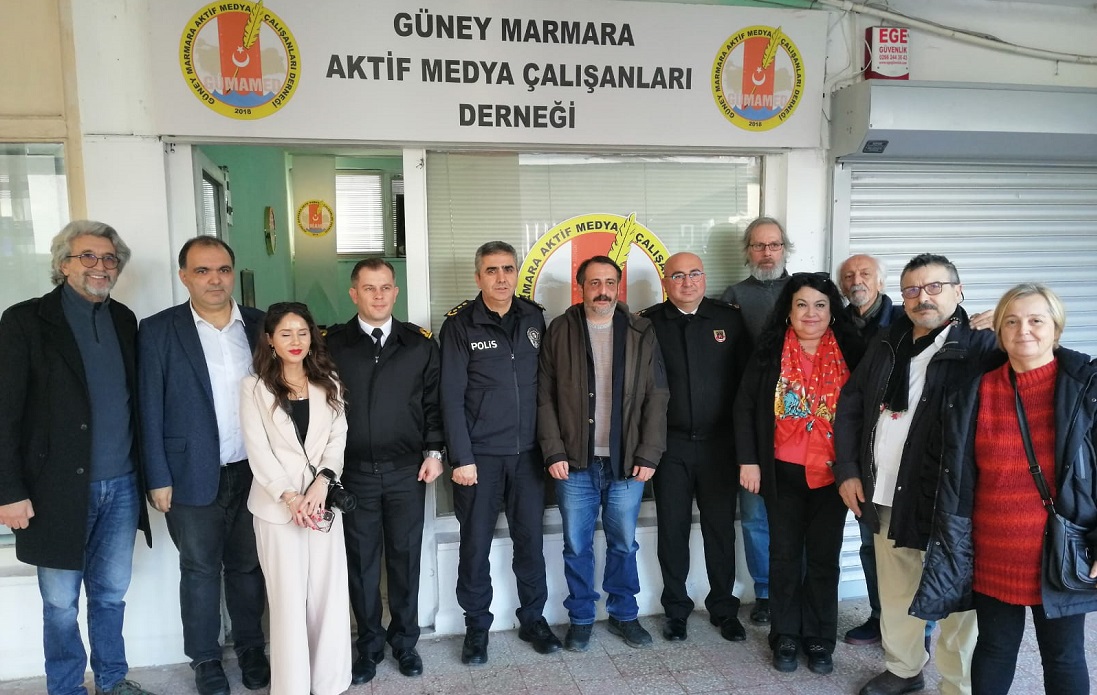 Bandırma Protokolü 10 Ocak Çalışan Gazeteciler Günü’nde GÜMAMED’i Ziyaret Etti