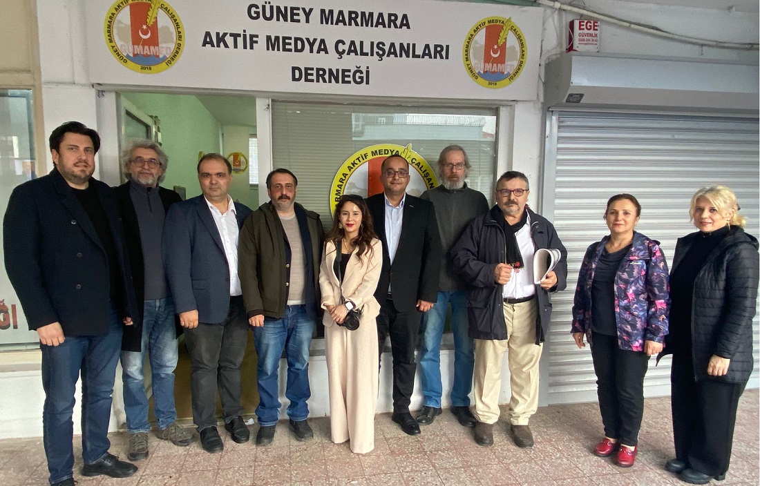 Eğitim İş Bandırma’dan GÜMAMED’e Gazeteciler Günü Kutlama Ziyareti