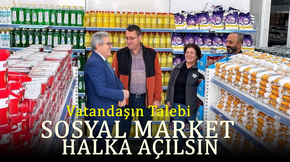 Başkan Mirza’dan Sosyal Market Mesajı
