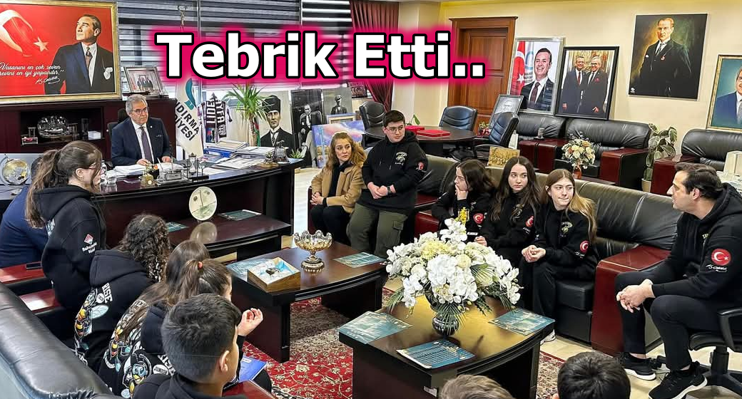 Başkan Mirza Bahçeşehir Koleji öğrencilerini Tebrik Etti