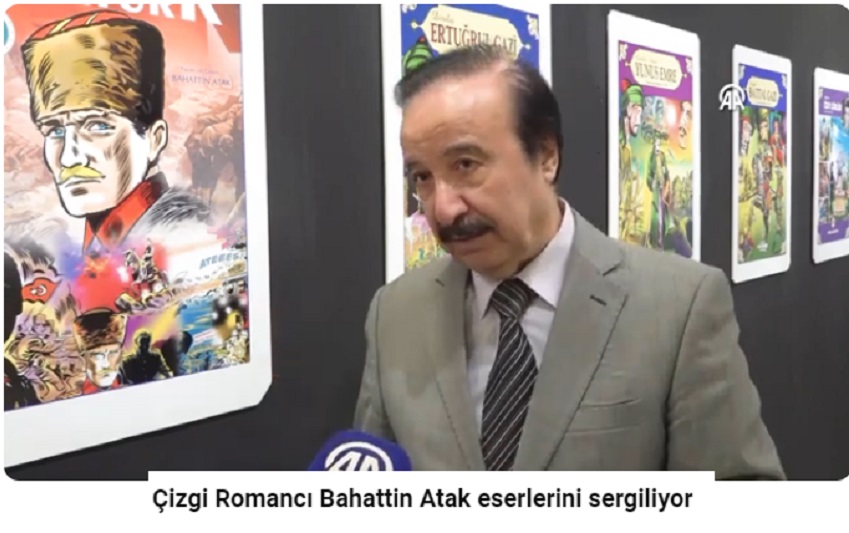 Çizgi Romancı Bahattin Atak “Tek derdim hayatta olduğum sürece çok şey çizmek”