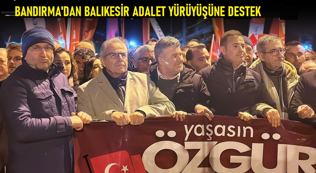 Balıkesir Demokrasiye, eşitliğe ve özgürlüğe sahip çıkmak için yürüdü.