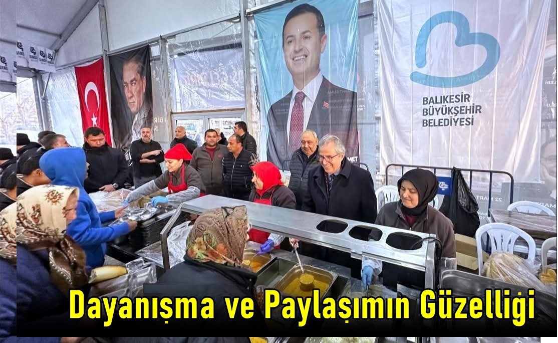 Bandırma’da Dayanışmanın ve Paylaşımın Gücü İftar Çadırında Hayat Buluyor