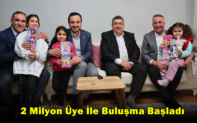 AK Parti İstanbul Teşkilatı 2 milyon üyeye kapı kapı ziyaret