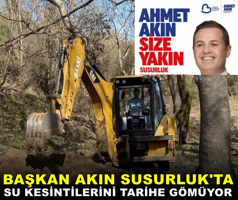 Başkan Akın Susurluk’ta Su Kesintilerini Bitirdi