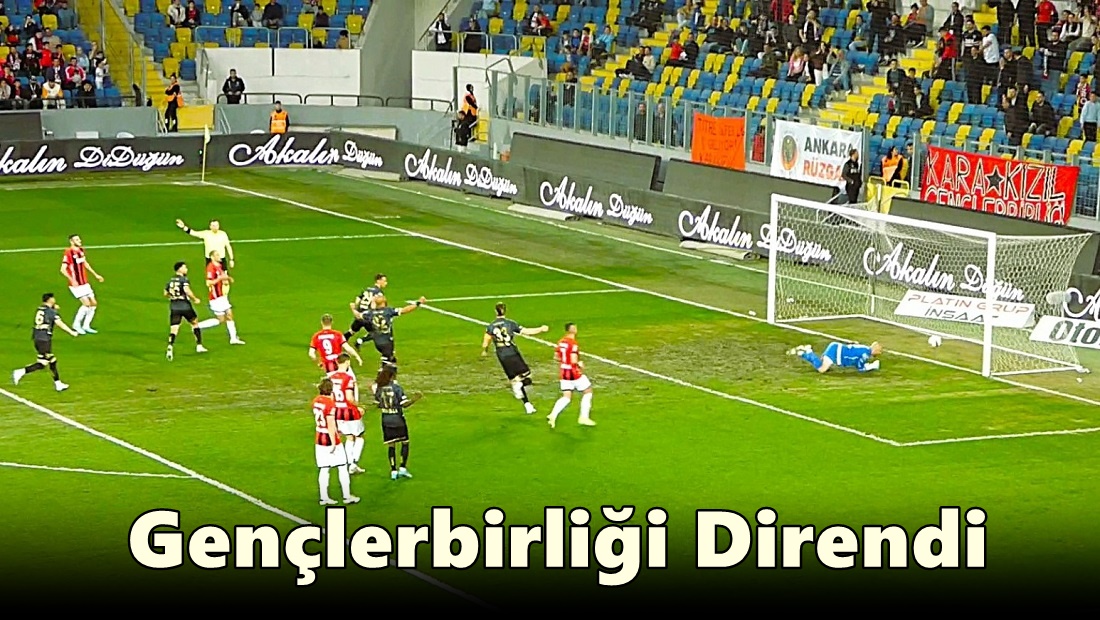 Gençlerbirliği: 1 – Teksüt Bandırmaspor: 1