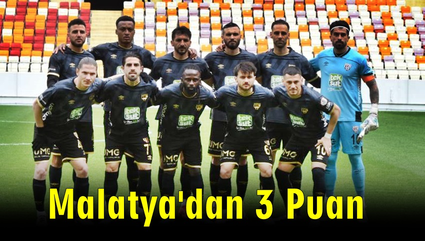 Fitmens Gömlek Yeni Malatyaspor: 1 – Teksüt Bandırmaspor: 3