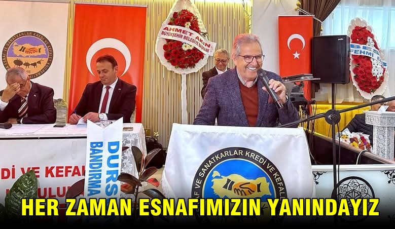 Başkan Mirza Esnaf Kefalet Genel Kurulunda Konuştu