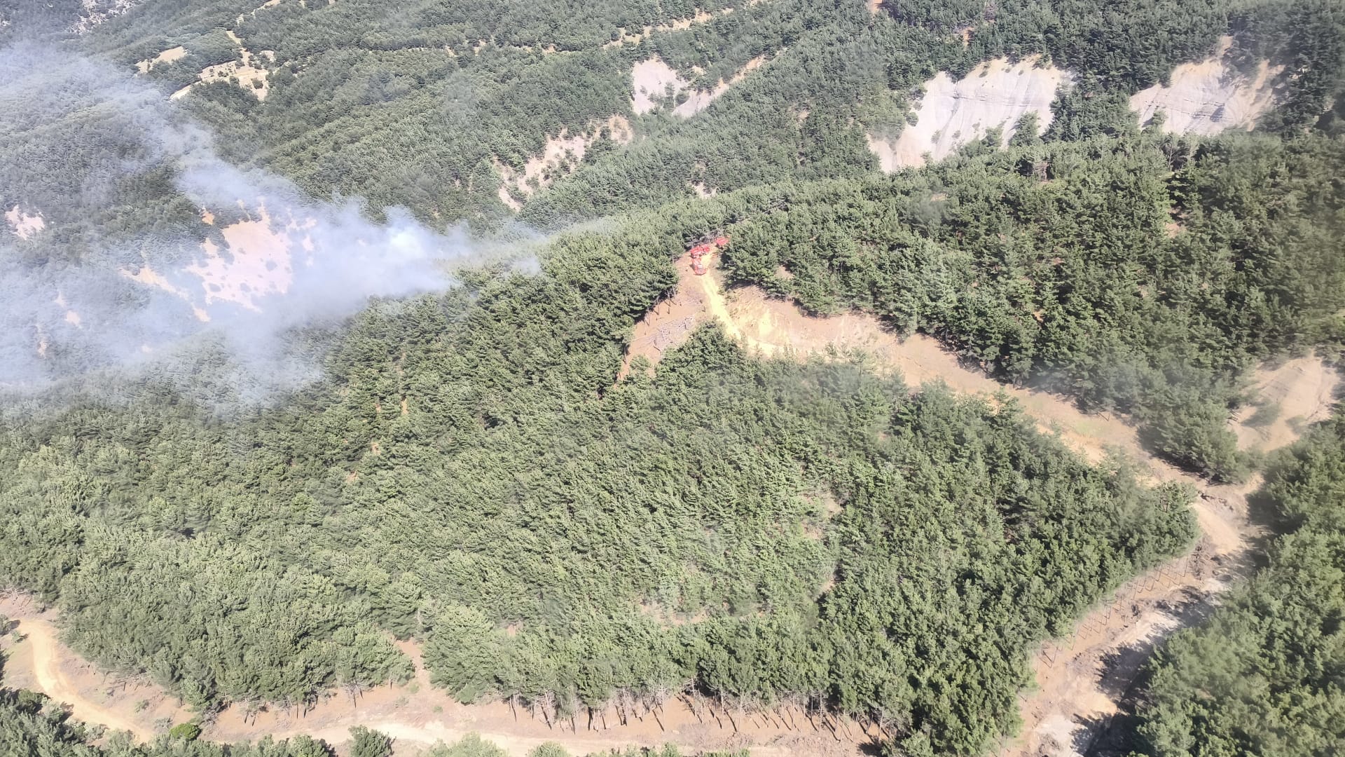 Çanakkale’de çıkan orman yangını söndürüldü