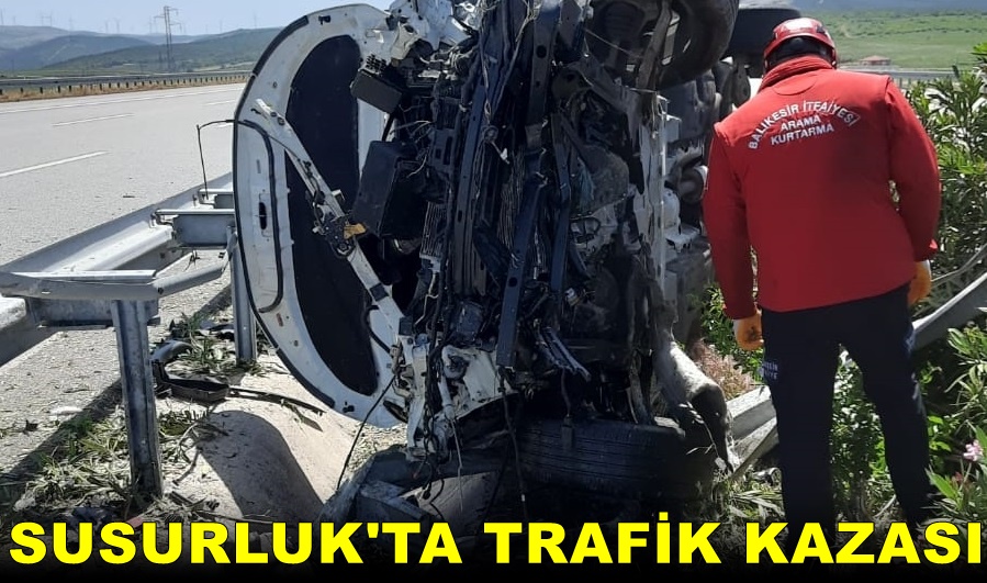Susurluk’ta Trafik Kazası 2 Kişi Yaralı