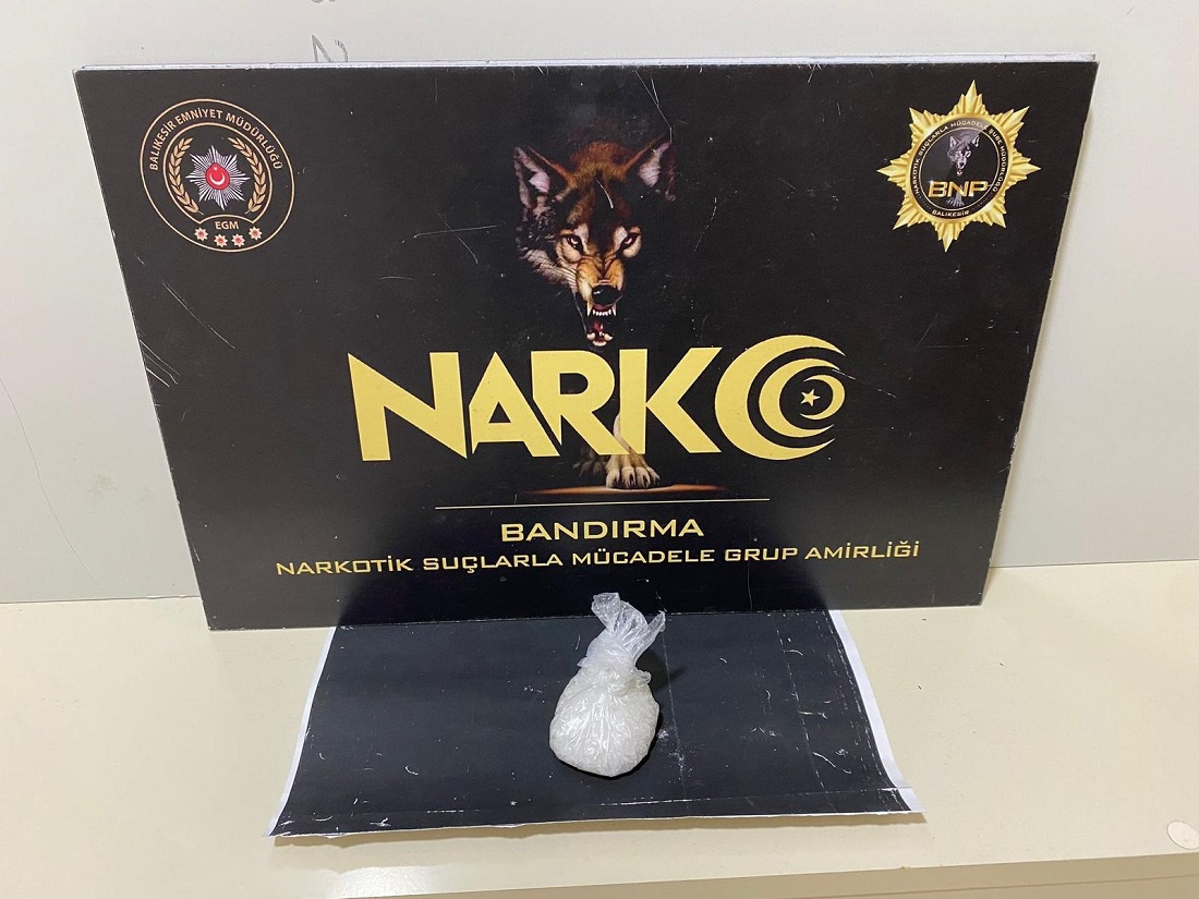 Bandırma’daki Uyuşturucu Operasyonunda 1 Şüpheli Yakalandı