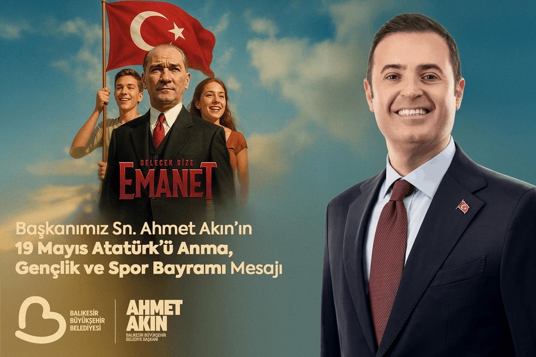Başkan Akın’dan “19 Mayıs” Mesajı