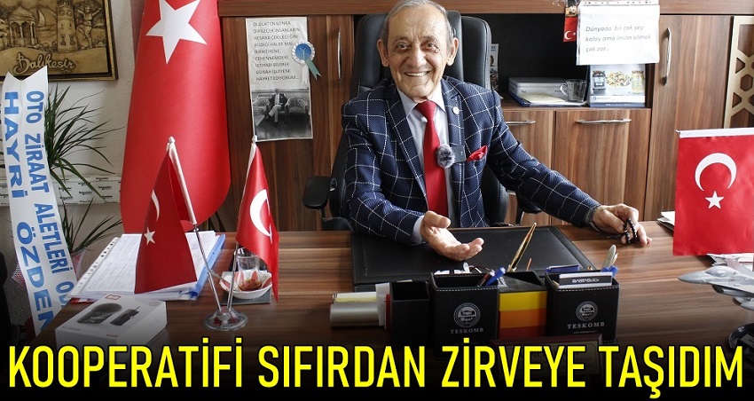Edincik Esnaf ve Kefalet  Kooperatifi’ni Sıfırdan Zirveye Taşıdım