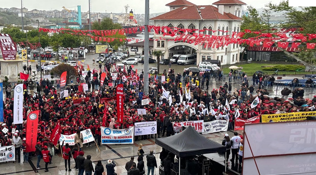 Bandırma’da İşçisiz 1 Mayıs