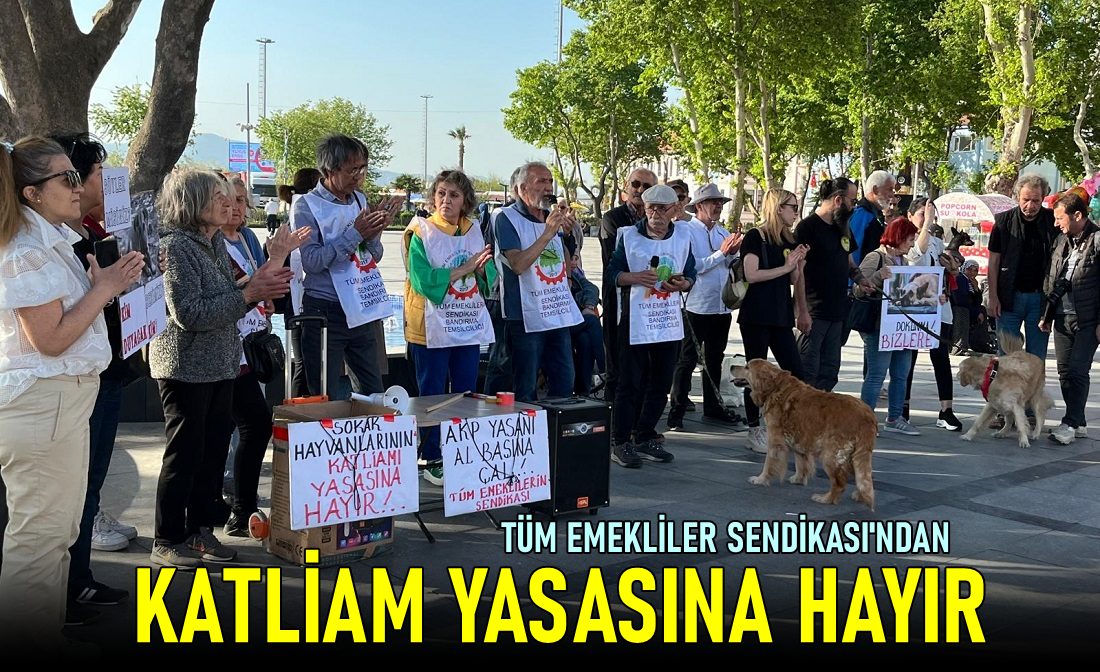 Sokak Hayvanlarına Yapılan Zulme karşı Tüm Emekliler Sendikası’ndan Tepki Eylemi