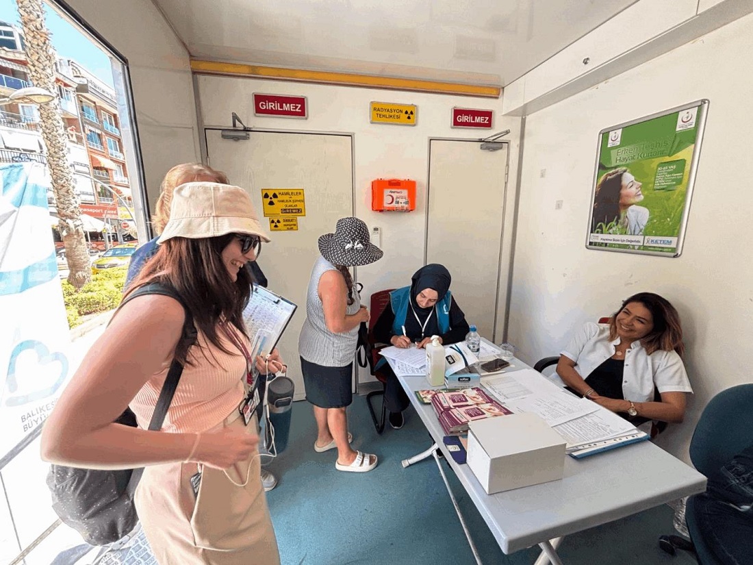 Mobil KETEM Tırı Erdek’te Hizmet Vermeye Başladı