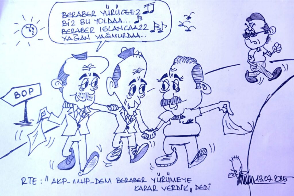 Beraber Yürücez Biz Bu Yolda ../ Sinan Beyhan Çizdi