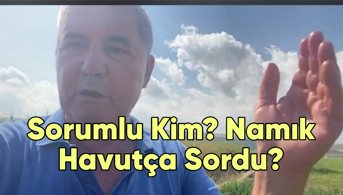 Namık Havutça: Kuraklık değil Tarlaları Beceriksizlik Yakıyor