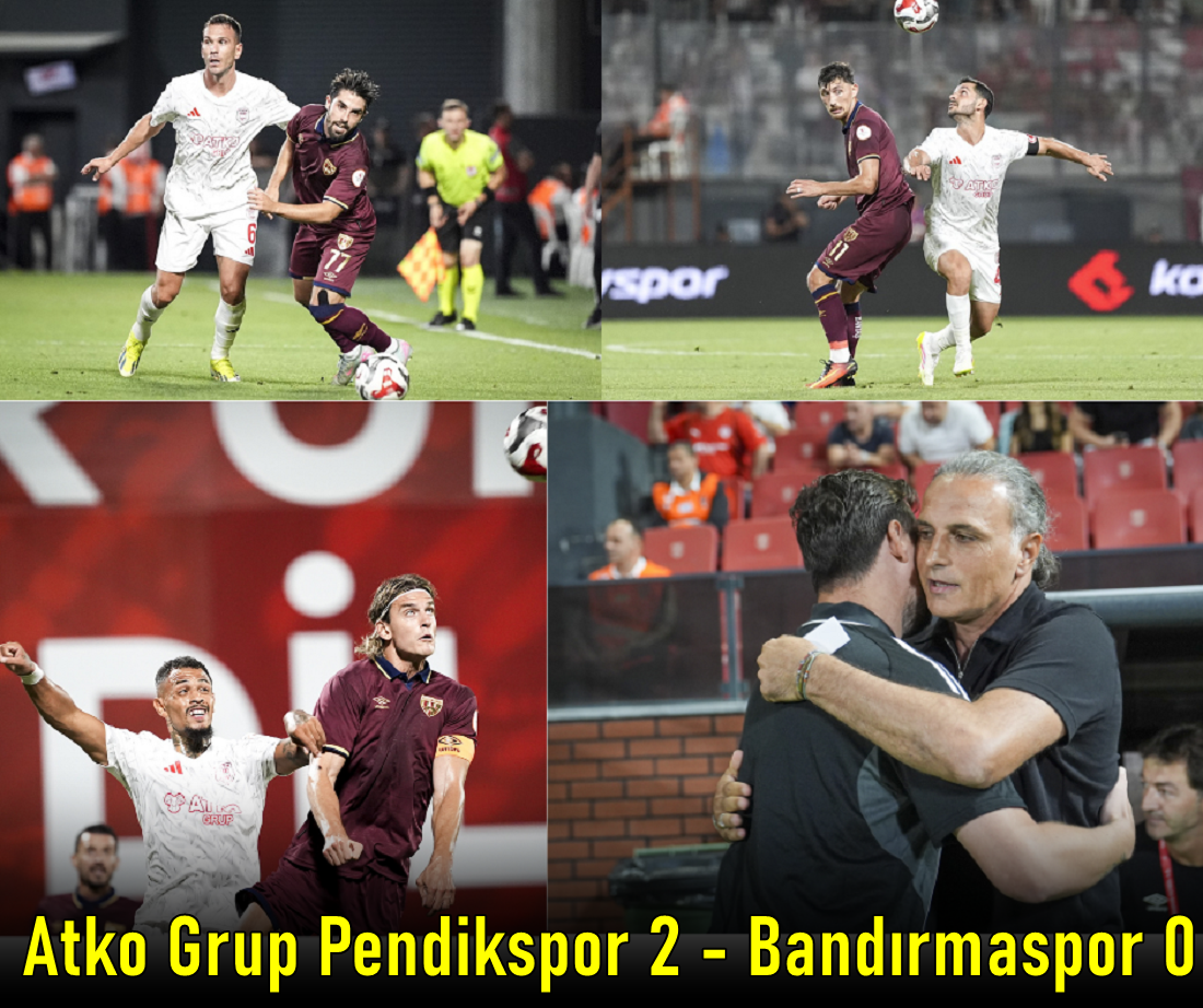 Atko Grup Pendikspor: 2 – Bandırmaspor: 0