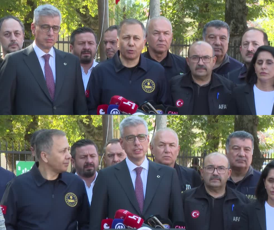 Bakan Yerlikaya ve Bakan Memişoğlu Basın Mensuplarının Sorularını Cevapladı