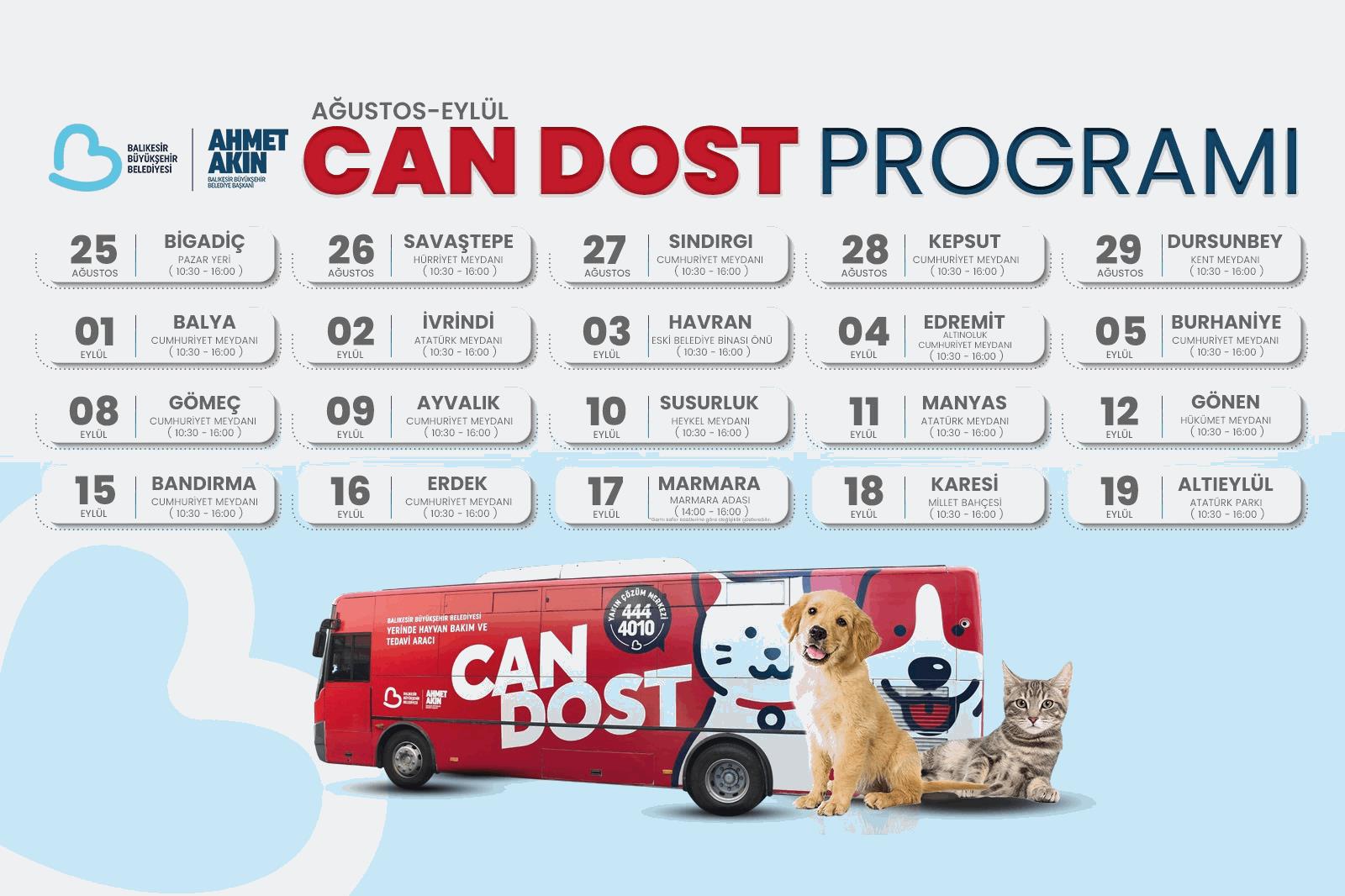 Balıkesir Büyükşehir Belediyesinin Can Dost’u Şifa Dağıtıyor