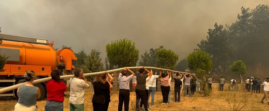 Çanakkale’de Orman Yangını: Bölgede Yoğun Mücadele Sürüyor