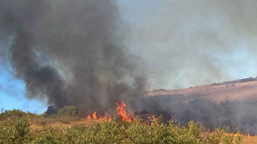 Manyas’ta Çıkan Yangın Söndürüldü