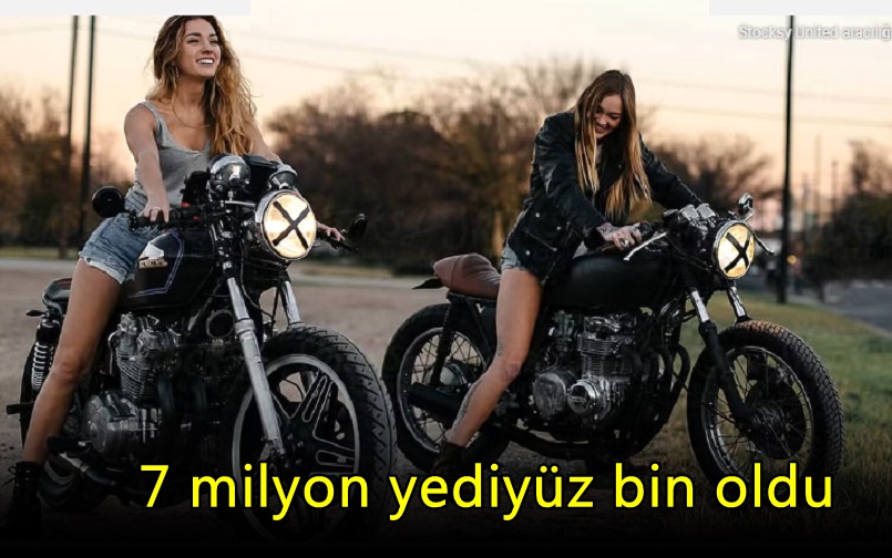 Motosiklet Sayısı 6 Milyon 770 Bin Oldu
