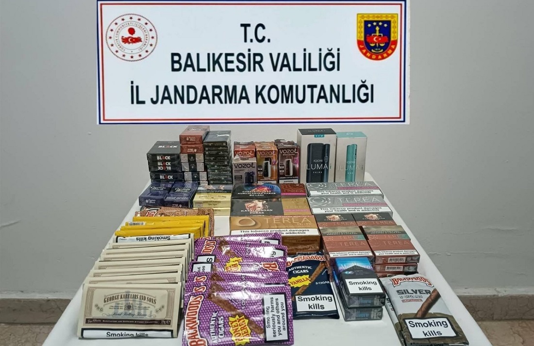 Erdek’te Kaçak Elektronik Sigara Ele Geçirildi