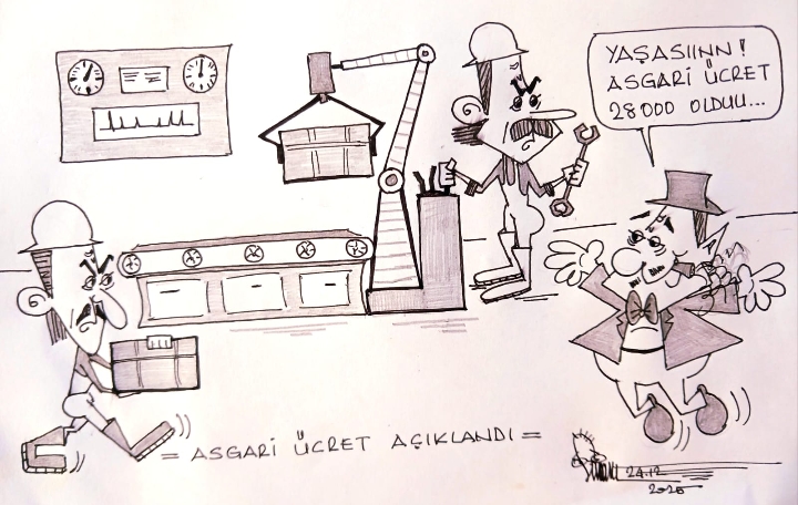 Yaşasıın Asgari Ücret 28.000 Olduu.. / Sinan Beyhan Çizdi