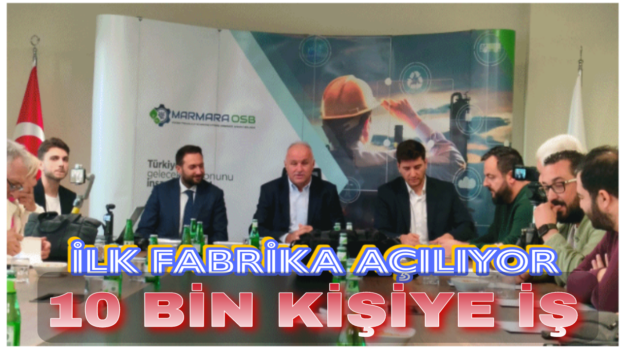 Marmara Yüksek Teknoloji OSB’de İlk Fabrika Müjdesi.