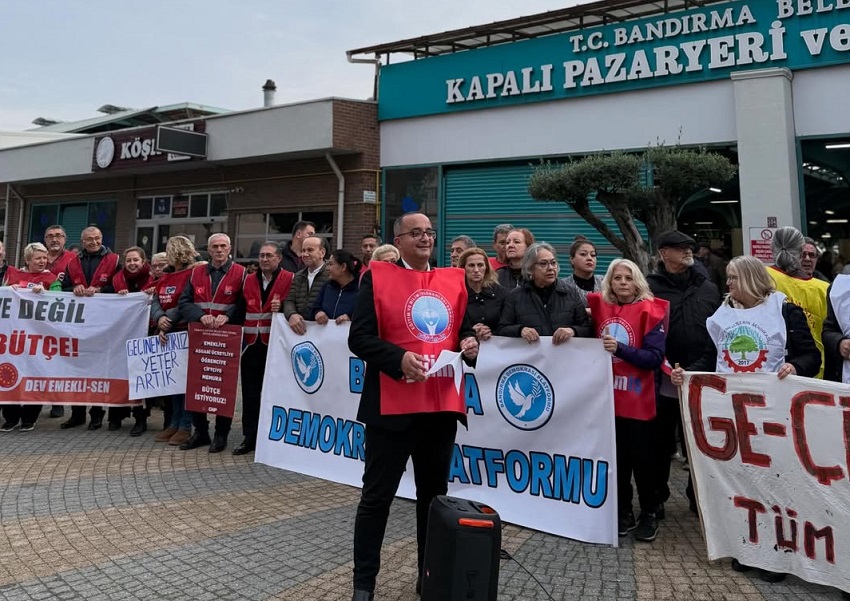 Bandırma Demokrasi Platformu: “Bütçeden Hakkımızı İstiyoruz!”