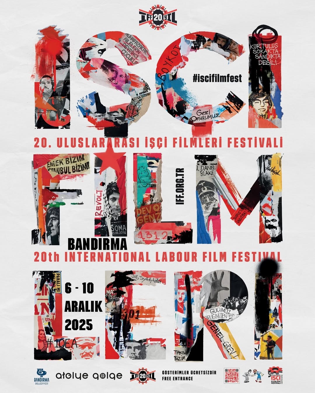 20. Uluslararası İşçi Filmleri Festivali Bandırma’da Başlıyor